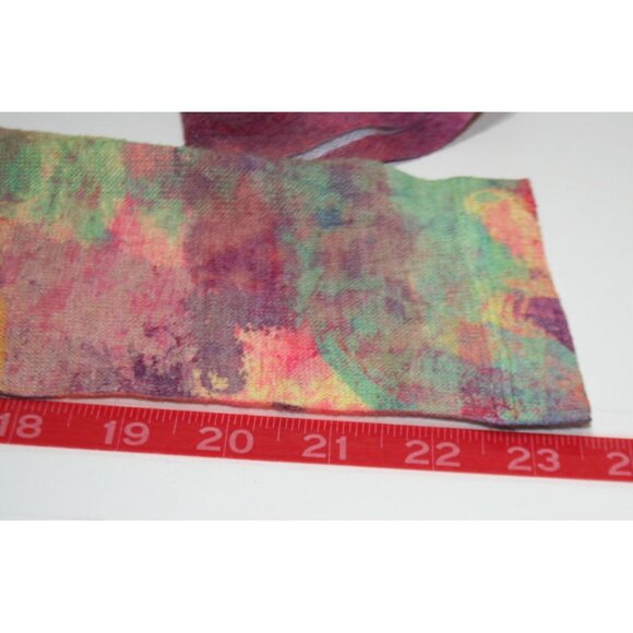 Soft Surroundings Watercolor V-Neck Long Sleeve Top Womens L 2BN51 Boho Chic - Picture 6 of 6